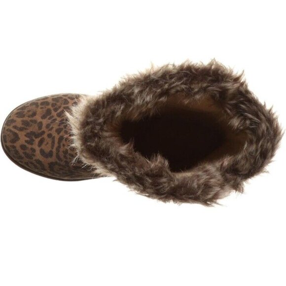 Bearpaw Genevieve Leopard Boot Womens 6 New - Picture 4 of 5